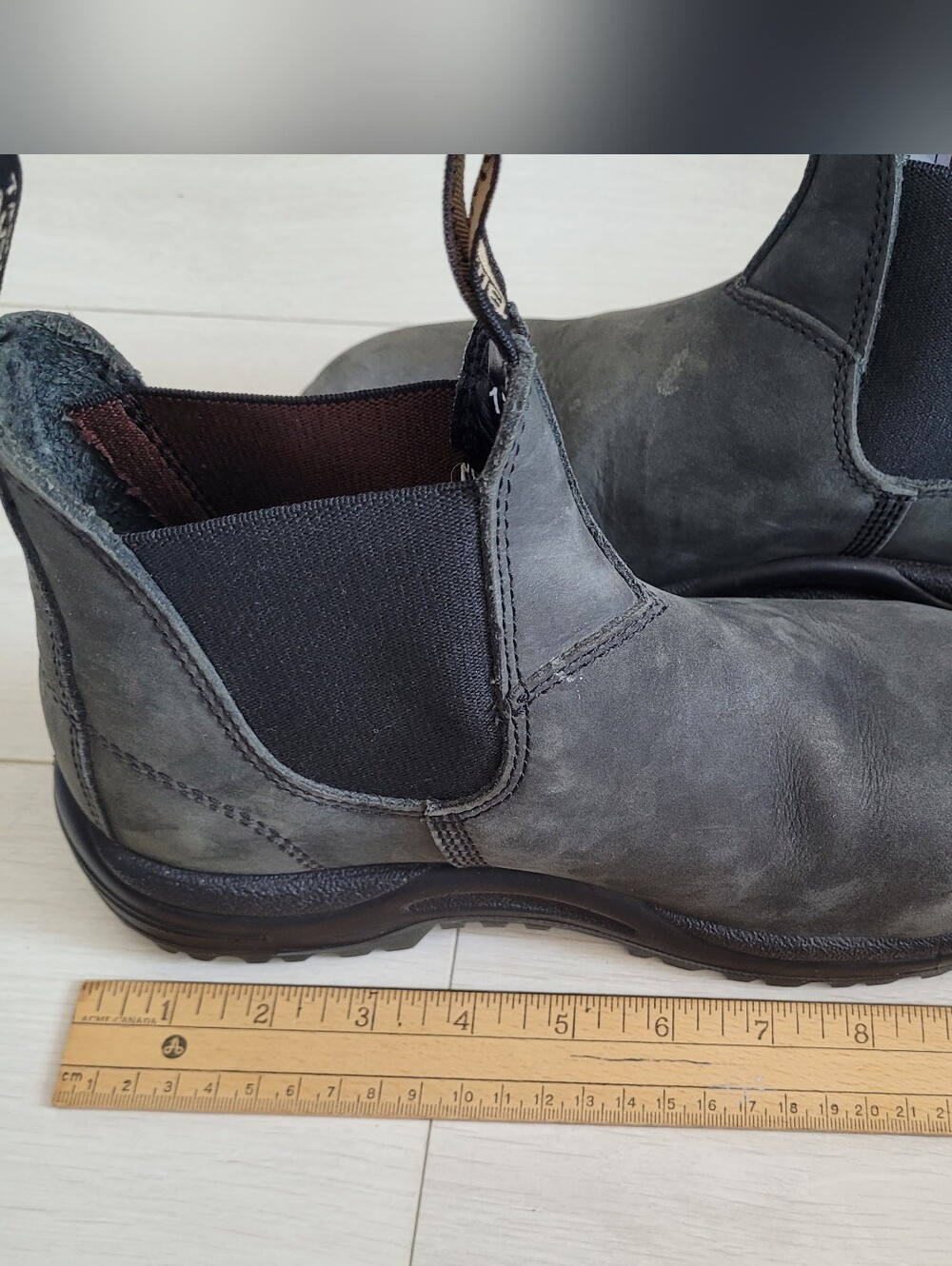 Blundstones Safety Boots Protective Footwear Oil And Acid Resistant Rustic Black - Picture 8 of 9